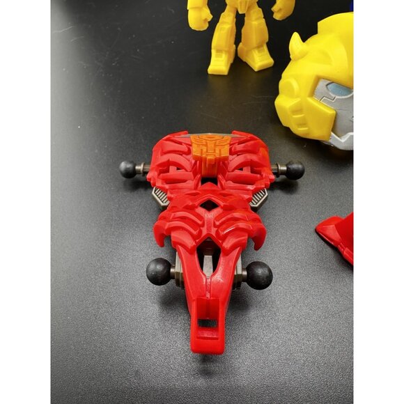 Transformers Lot For Parts Happy Meal toys Robots Hasbro Vtg - Picture 2 of 9